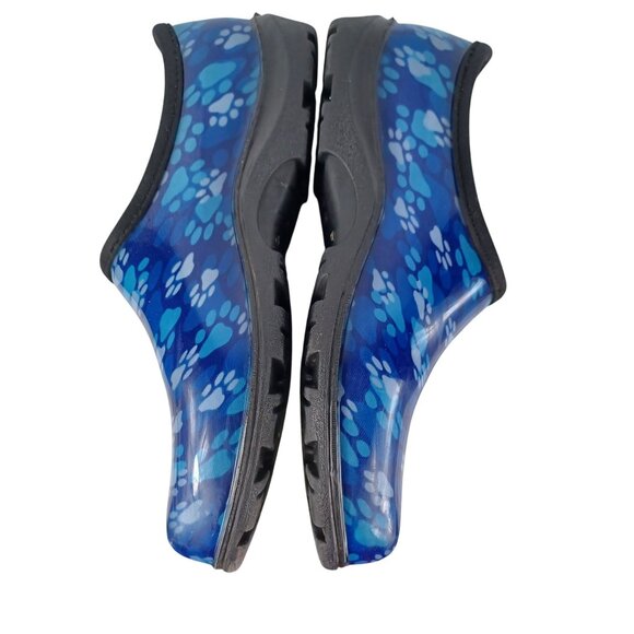 Sloggers Women's Waterproof Rain Garden Clog Shoe Comfort Insole Blue Size 10 - Picture 5 of 9
